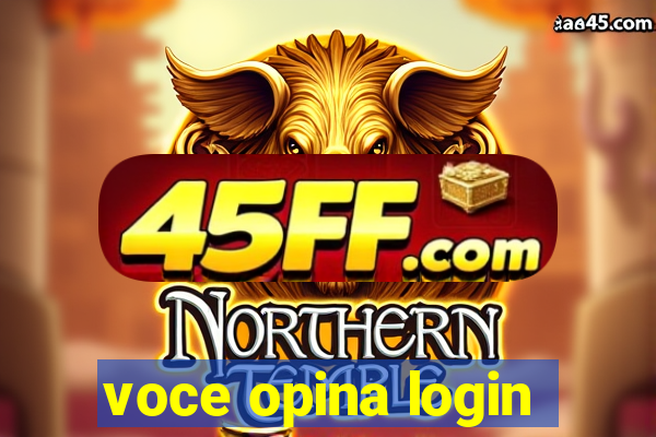voce opina login